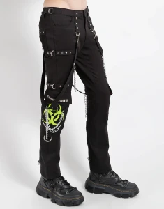 Unisex Biohazard Bondage Pants