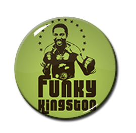 Funky Kingston 1" Pin