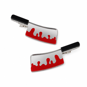 Pair Acrylic Cleaver Hair clips