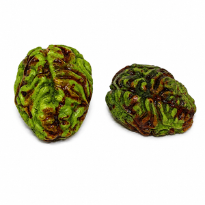 Pair Green Bloody Brains Hair Clip