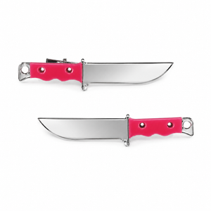 Pair Acrylic Pink Cute Knives Hair Clips