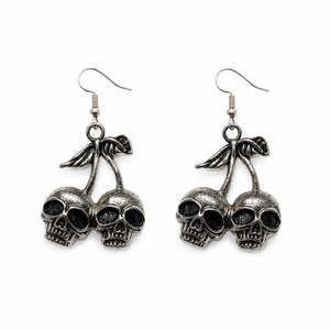 Cherry Skull Earrings 