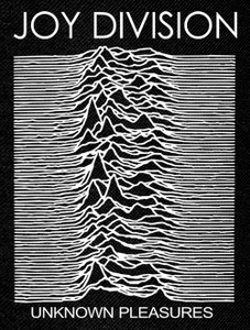 Joy Division - Unknown Pleasures 10.5x15"  Sublimated Backpatch