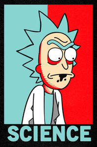 Rick & Morty 10x13.5" Sublimated Backpatch
