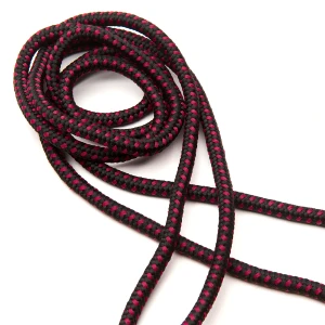 8i Boot 150cm Chequered Black & Red Round Poly Laces