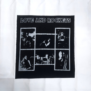 Love and Rockets - Rockets & Love Pictures 12x13" printed backpatch