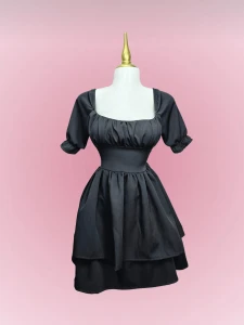 Black Mini Dress "Emma" 