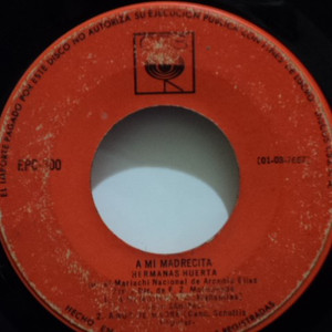Trio Los Panchos, Hermanas Huerta - A Mi Madrecita 7" *USED