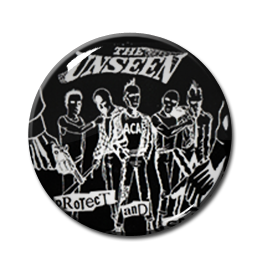 The Unseen - Protect and Serve 1.5" Pin
