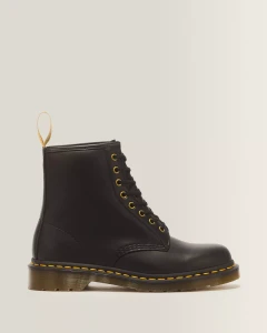Dr Martens 1460 Black Vegan Leather Lace Up Boots