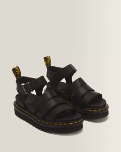Dr Martens Blair Hydro Athena Black Leather Sandals