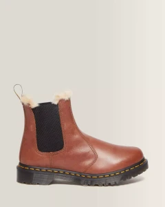 Dr Martens 2976 Leonore Faux Fur-Lined women's Chelsea Leather Boots
