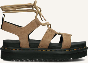 Dr. Martens Nartilla Camel Women's Leather Gladiator Sandals