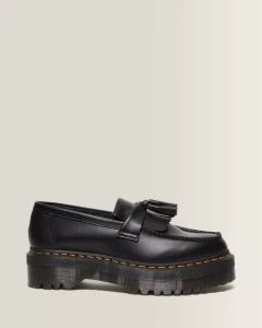 Dr Martens Adrian QuadLeather Platform Tassle Loafers