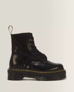 Dr Martens Molly Leather Platform Boots