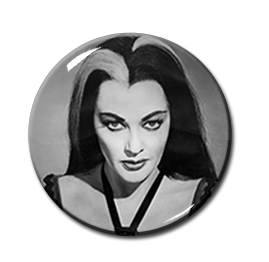 Lily  Munster 1.5" Pin