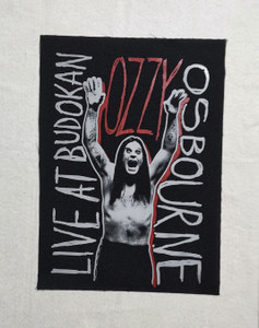 Ozzy Osbourne - Live In Budokan 12x17.5" Printed Backpatch