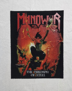 Manowar - Triumph Of Steel 13x16.5" Printed Backpatch
