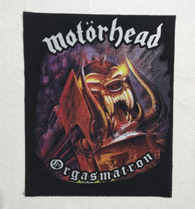 Motorhead - Orgasmatron 13x15" Printed Backpatch