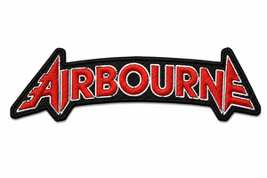 Airbourne Red Logo 5.5x1.5" Embroidered Patch