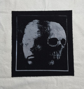 She Past Away - Face And Skull 12.5X13" Printed Backpatch
