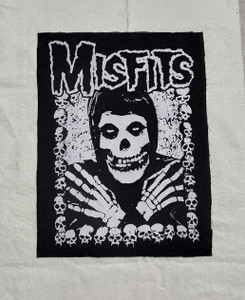 Misfits - Skulls 12x17" Printed Backpatch