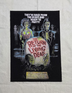 Return Of The Living Dead 12x17" Printed Patch
