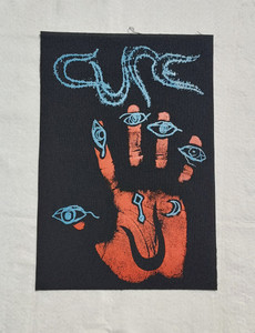 The Cure - Wish Hand 11.5x17" Printed Backpatch