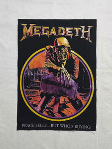 Megadeth - Peace Sells. But Who'S Buying? 12 x17" Printed Backpatch