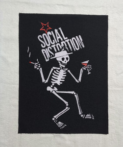 Social Distortion - Skelly 12x17" Printed Backpatch