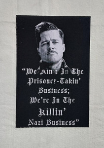 Inglourious Basterds - Lt. Aldo Raine 11 x 17" Printed Backpatch
