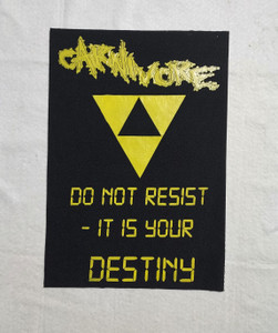 Carnivore -Do Not Resist 11.5 x 16"