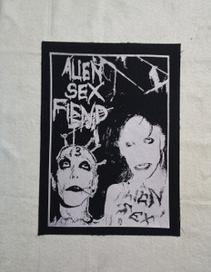Alien Sex Fiend - Nik Fiend 12 x 16.5" Printed Backpatch