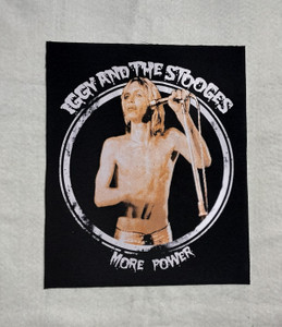 Iggy Pop - More Power 12x14.5" Printed Backpatch