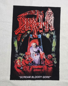 Death - Scream Bloody Gore 12x18" Printed Backpatch
