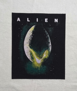 Alien - Movie Poster 12x14.5" Printed Backpatch