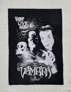 The Vampira Show 12x17.5" Printed Backpatch