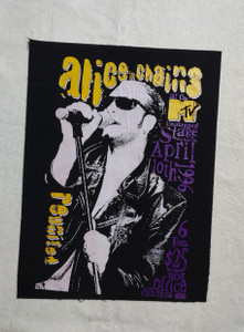 Alice In Chains - Unplugged 11.5x 17.5" Printed Backpatch