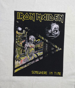 Iron Maiden - Somewhere In Time 12.5x16" Printed Backpatch