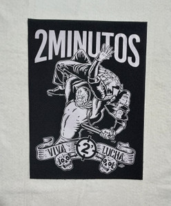 2 Minutos - Viva Lucha 12x16" Printed Backpatch