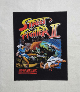 Street Fighter 2 13.5x14.5" Printed Backpatch