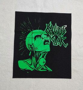 Chaos Uk - Burning Britain 12x13.5" Printed Backpatch