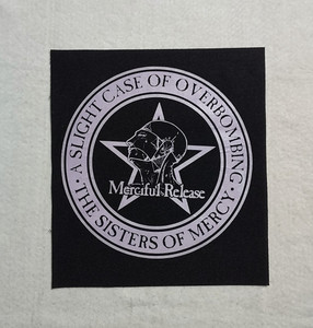 Sisters Of Mercy - A Slight Case Of Overbombing 12x12" Printed Backpatch