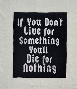 Hatebreed - If You DonT Live 12.5x15" Printed Backpatch