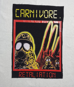 Carnivore - Retaliation 13x18" Printed Backpatch