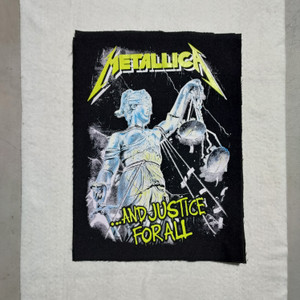 Metallica - And Justice For All 12x16" Printed Backpatch