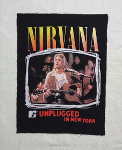 Nirvana - Mtv Unplugged 13x16" Printed Backpatch