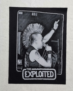 Exploited - Wattie Buchan 12.5 x 17" Printed Backpatch