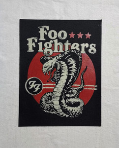Foo Fighters - Cobra 12x15.5" Printed Backpatch