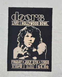 Doors - Hollywood Live 12x17.5" Printed Backpatch